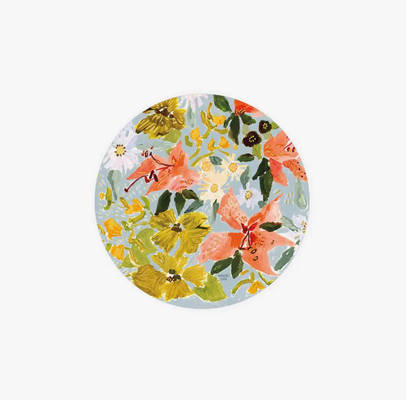 Bouquet in Blue Coaster