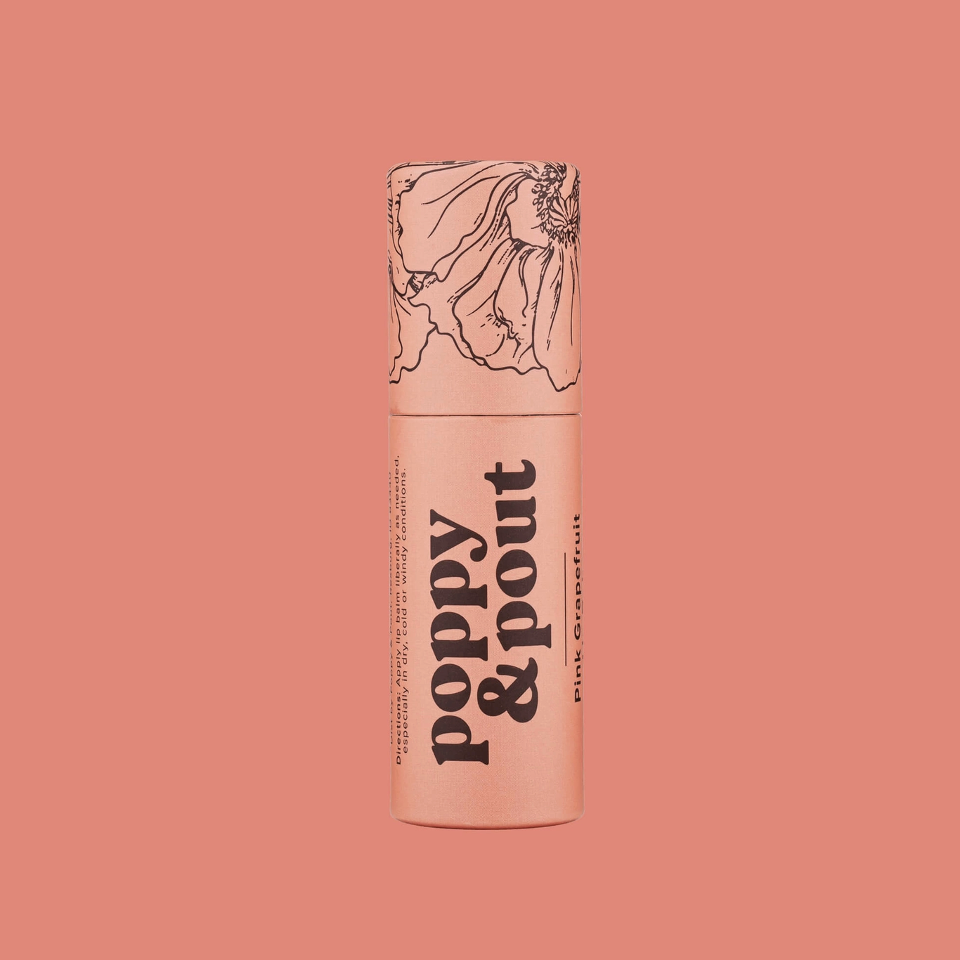 Pink Grapefruit Lip Balm - Poppy & Pout