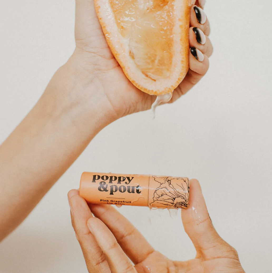 Pink Grapefruit Lip Balm - Poppy & Pout