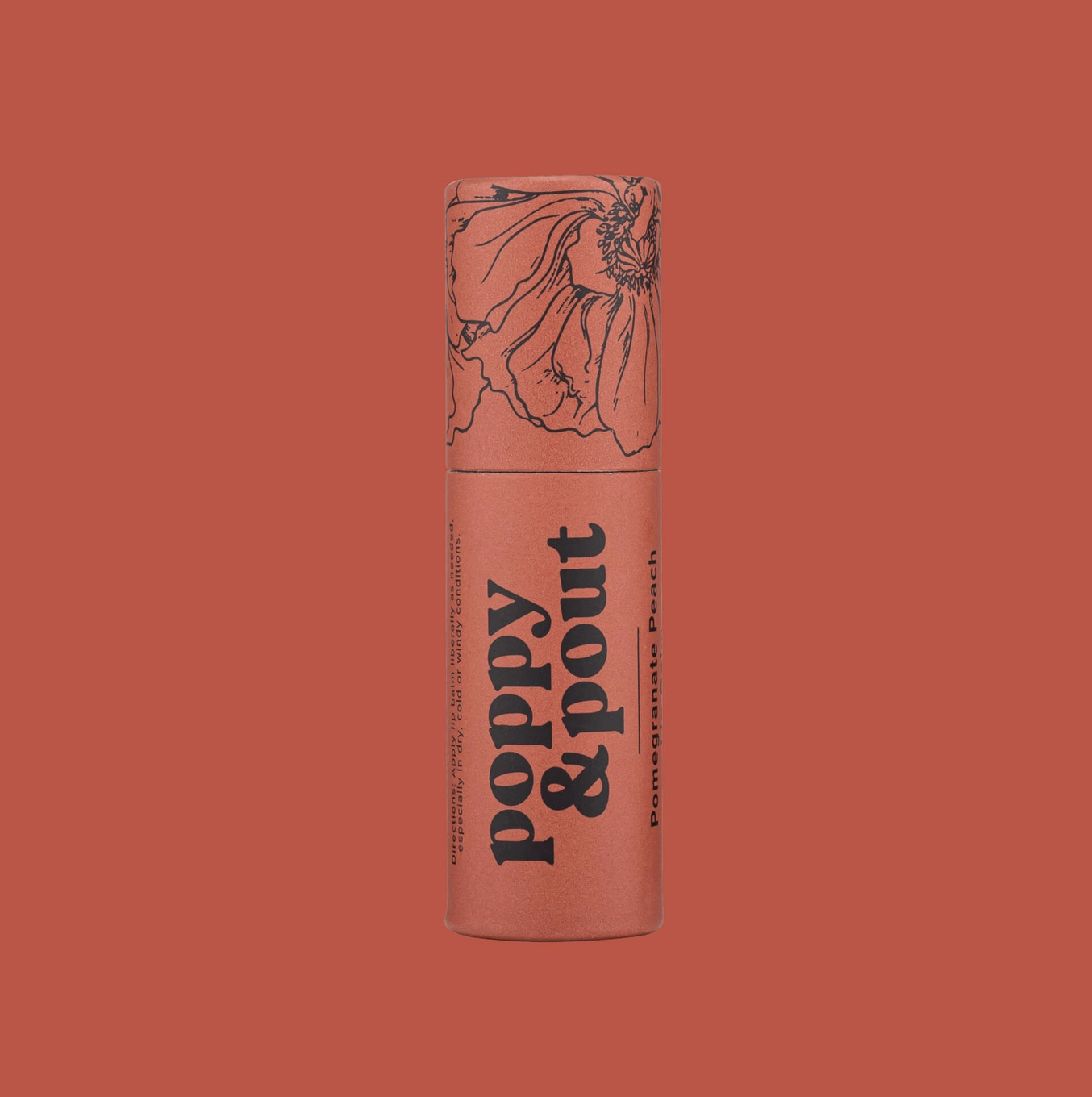 Pomegranate Peach Lip Balm - Poppy & Pout