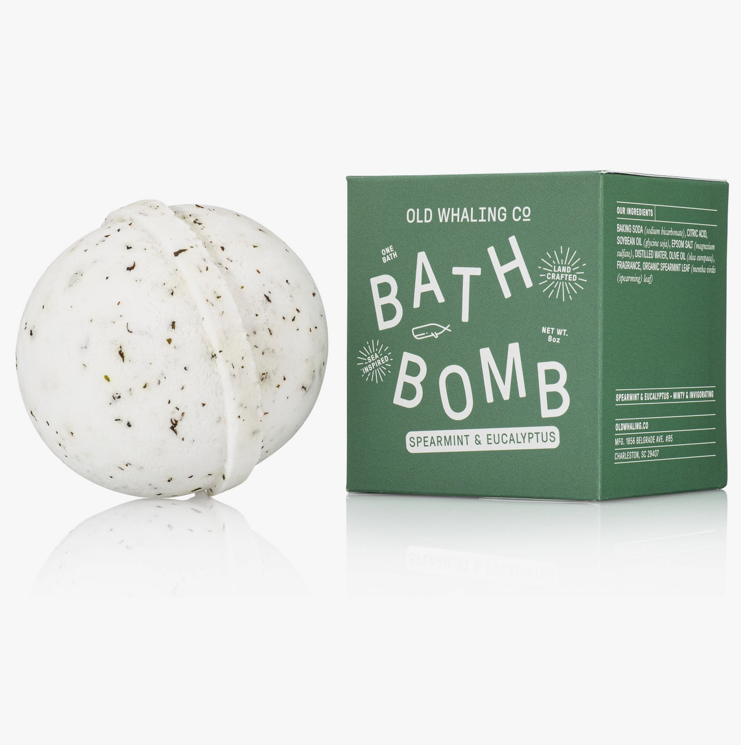 Spearmint + Eucalyptus Bath Bomb