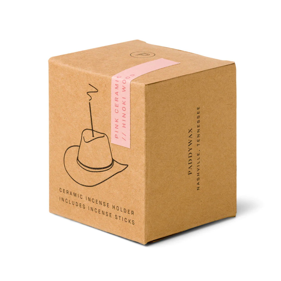 Cowboy Hat Incense Holder - Pink