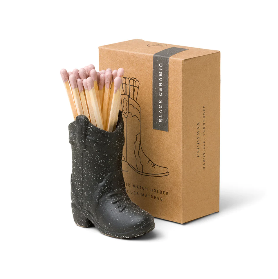 Cowboy Boot Match Holder - Black