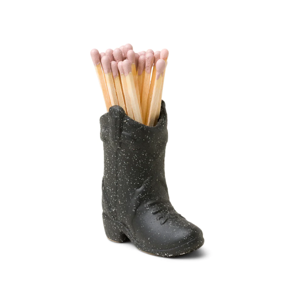 Cowboy Boot Match Holder - Black