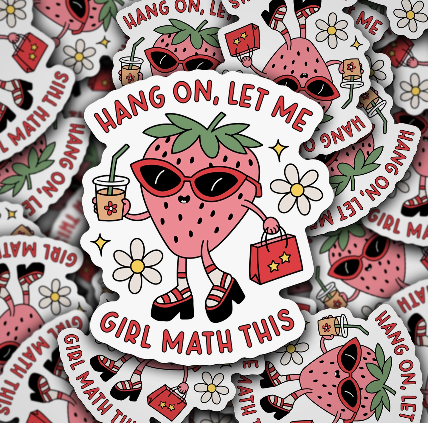 Girl Math Sticker
