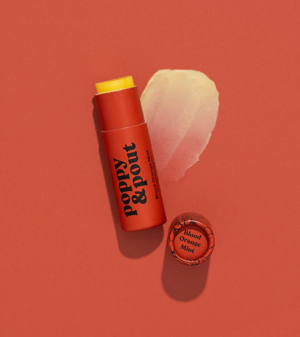 Blood Orange Mint Lip Balm - Poppy & Pout