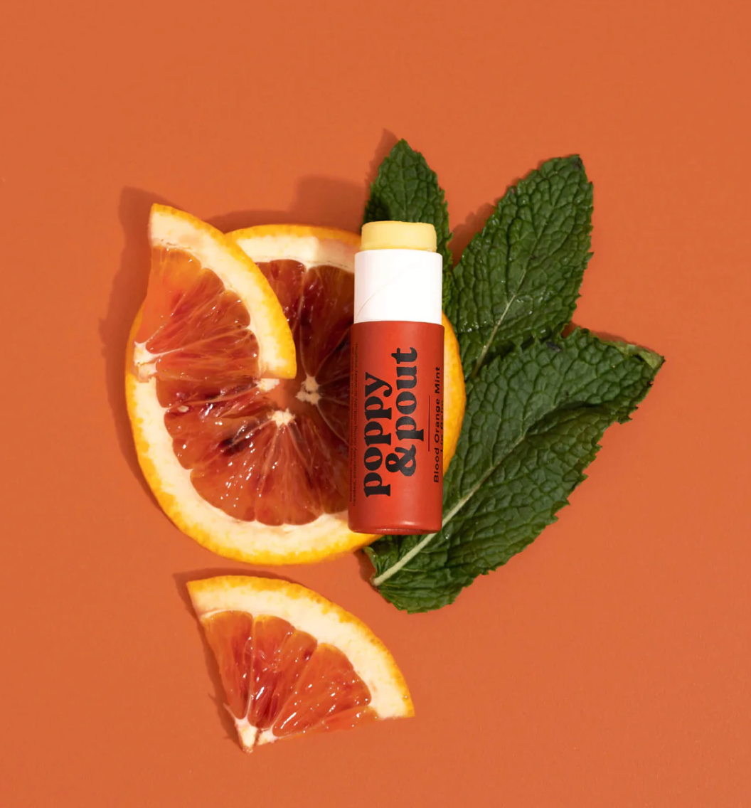 Blood Orange Mint Lip Balm - Poppy & Pout