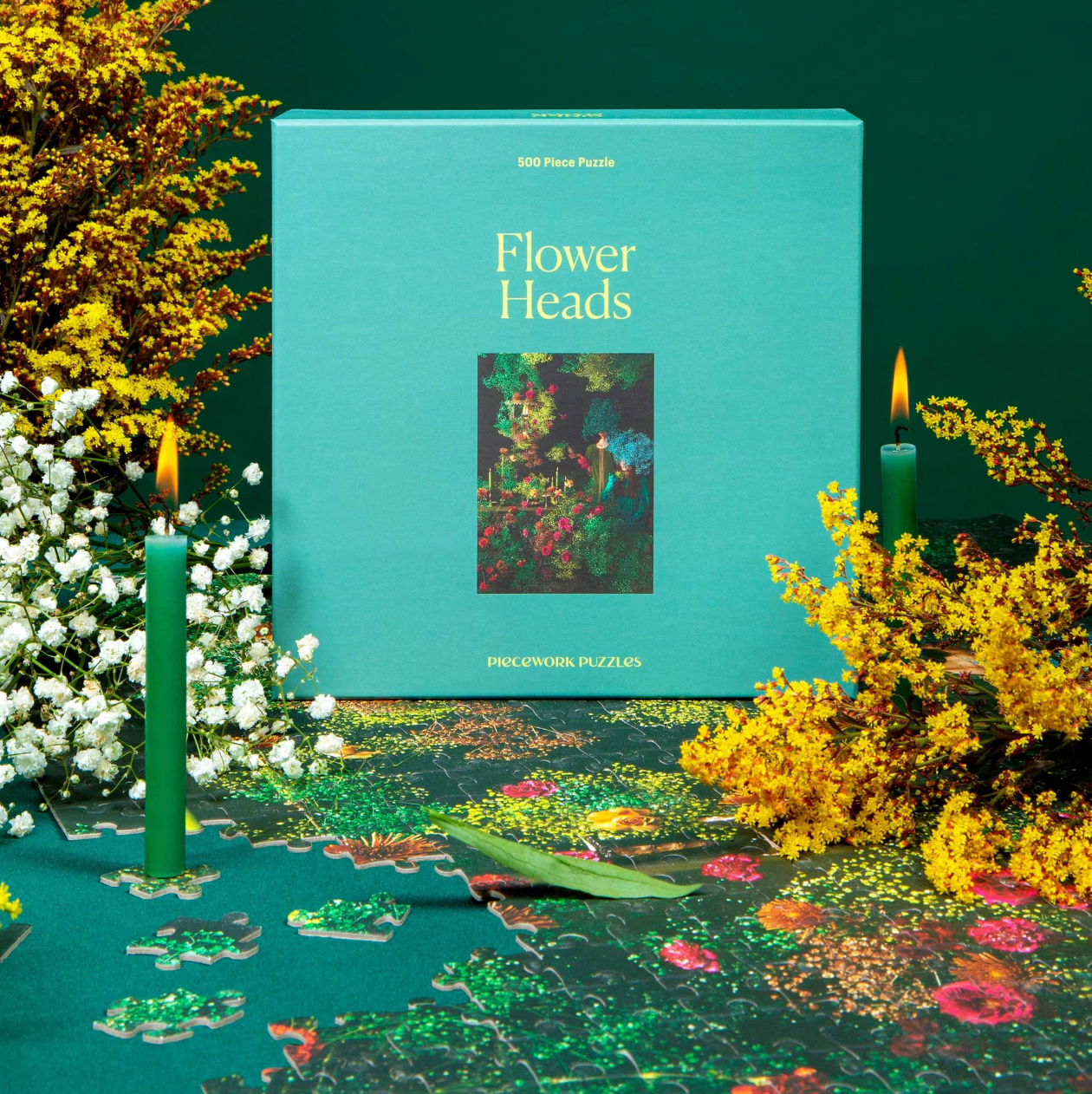 Flower Heads 500 Piece Puzzle