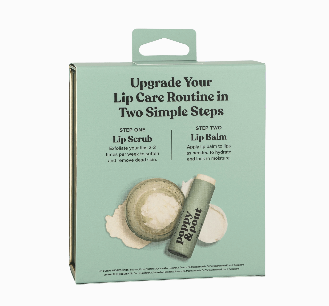 Lip Care Poppy & Pout Duo - Sweet Mint
