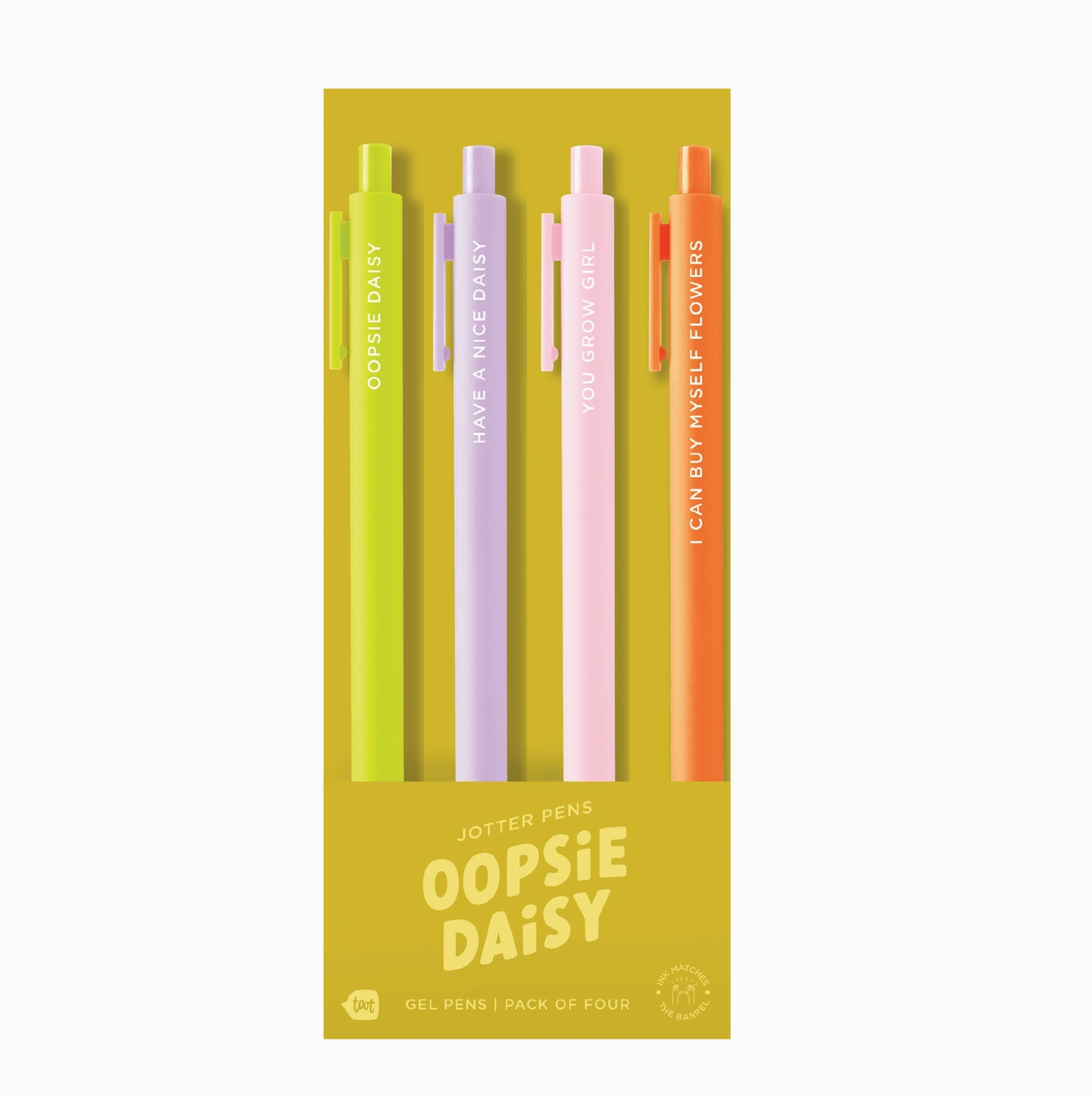 Oopsie Daisy Jotter Set - 4 Pack