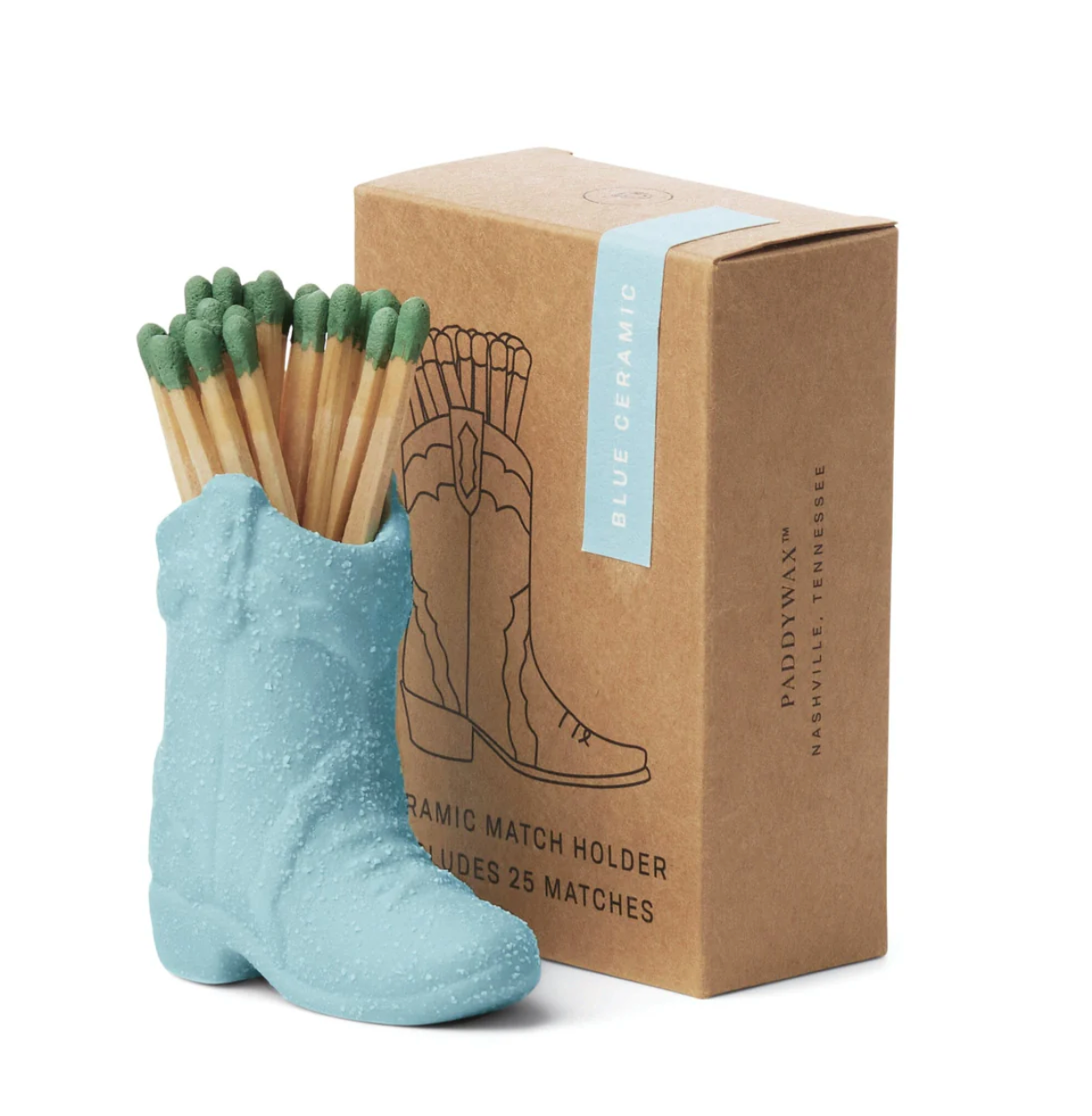 Cowboy Boot Match Holder - Blue