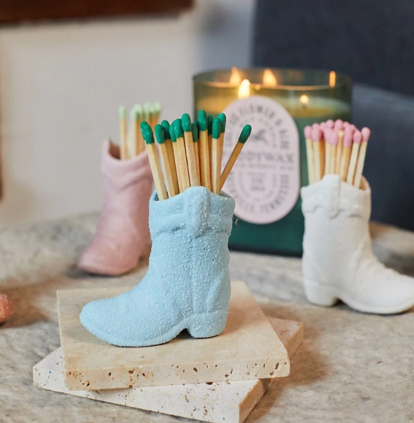 Cowboy Boot Match Holder - Blue