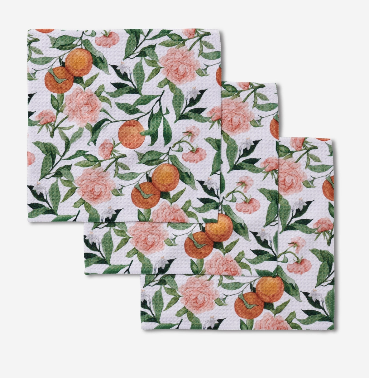Peony Dishcloth Set