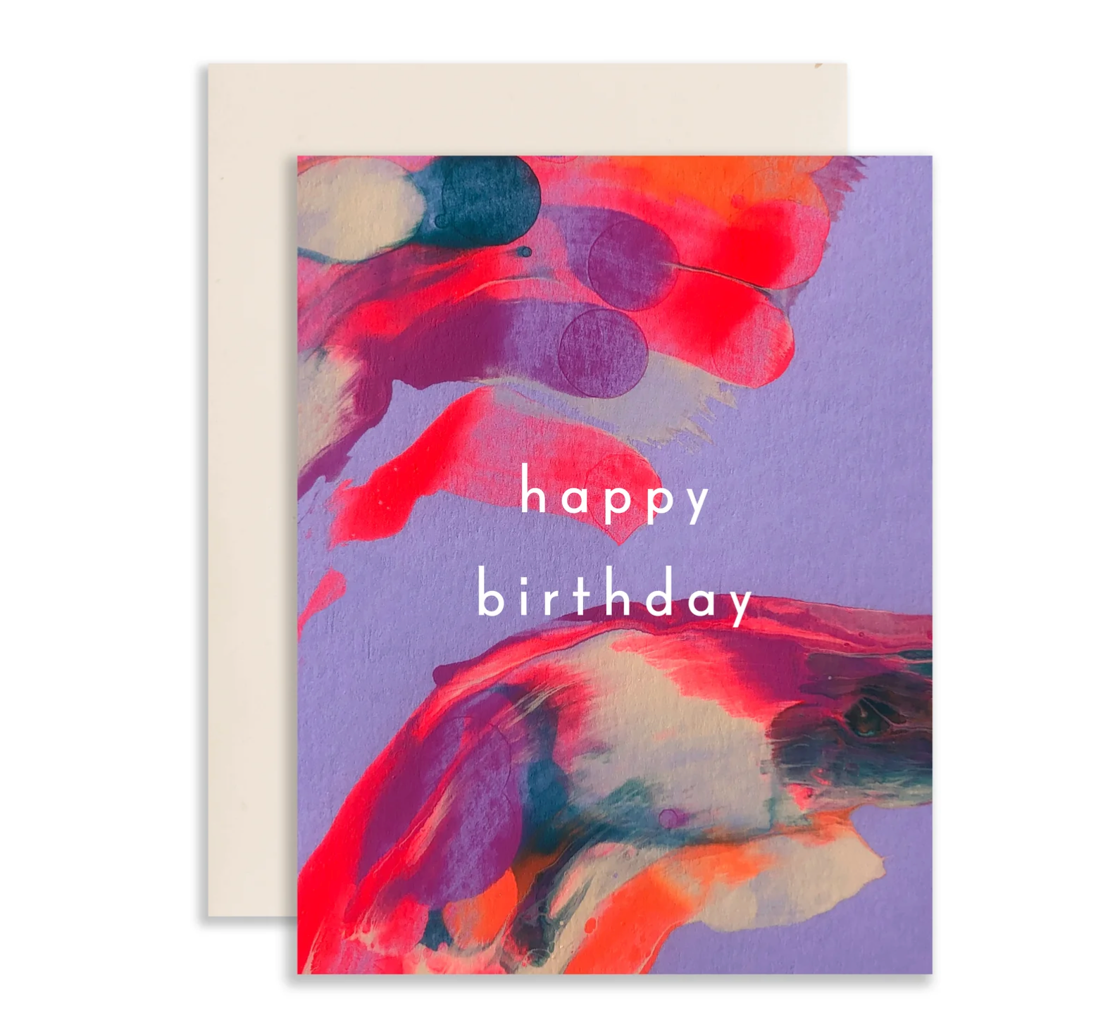 Orchid Birthday Card