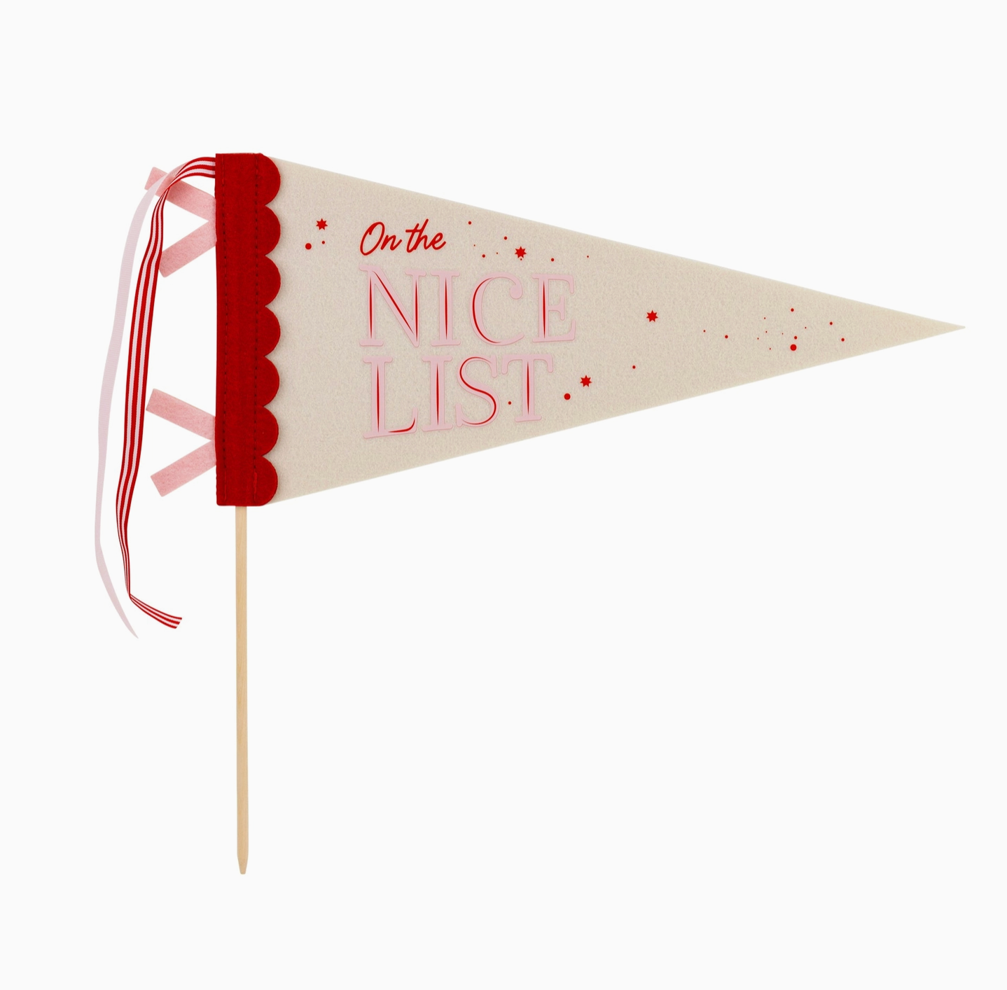 Naughty Nice Felt Banner