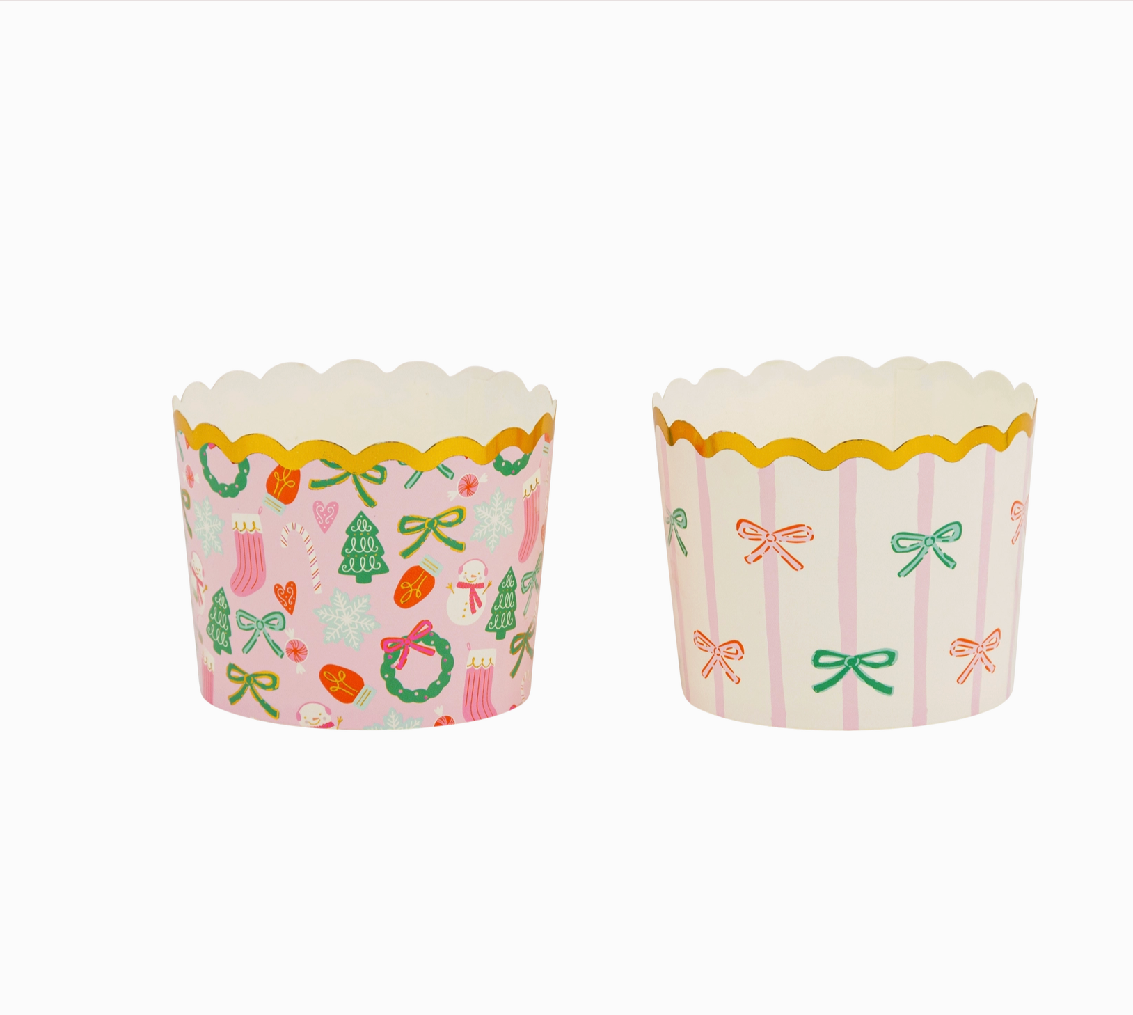 Foiled Jumbo Bow Baking Cups