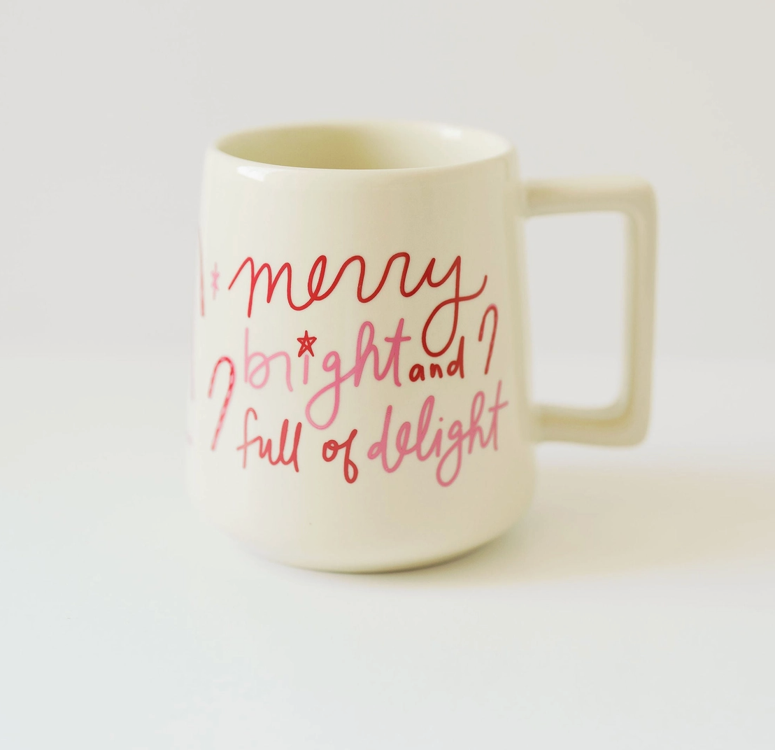 Merry Bright & Full of Delight Mug