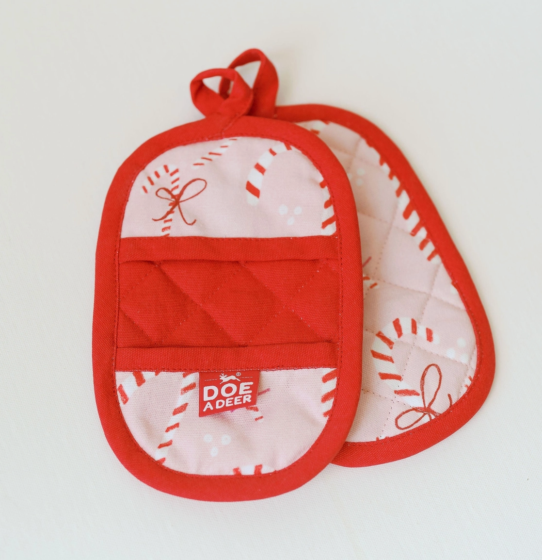 Candy Cane Mini Mitt Set