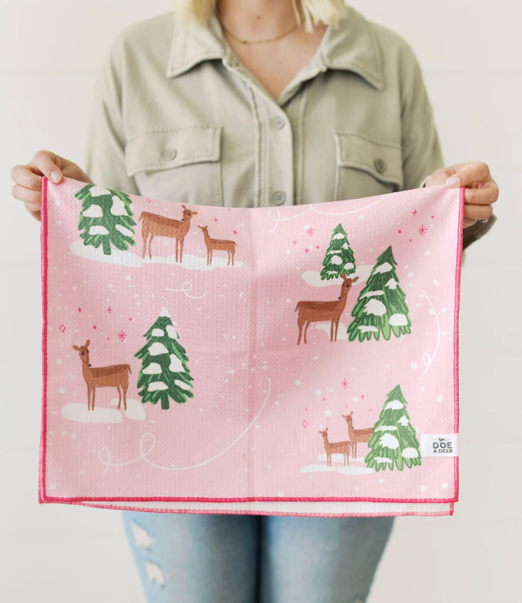 Forest Friends Waffle Towel