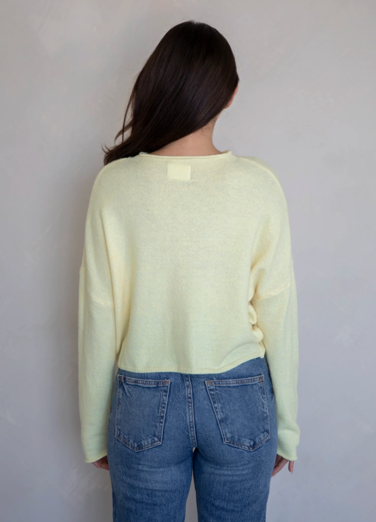 Butter Yellow Piper Cardigan