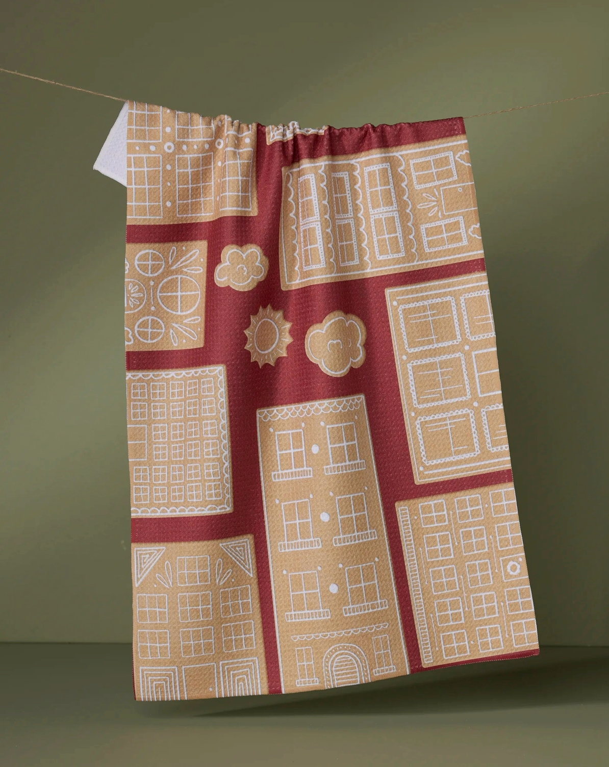 Gingerbread City Towel