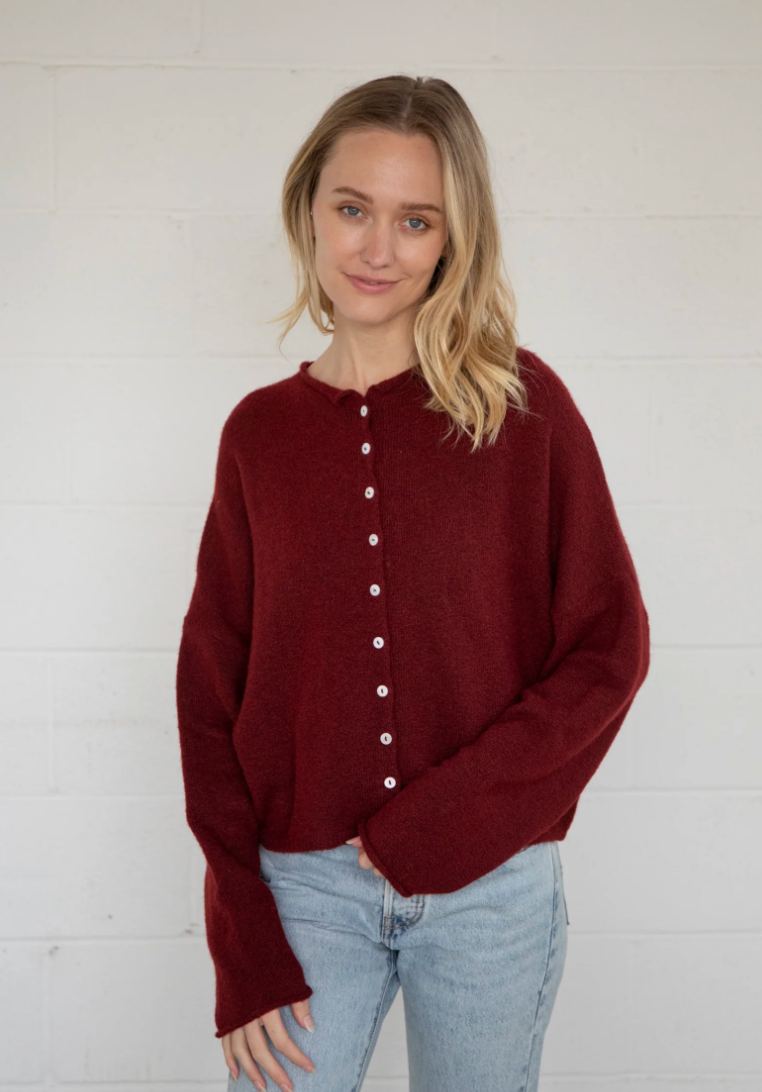 Wine Piper Cardigan