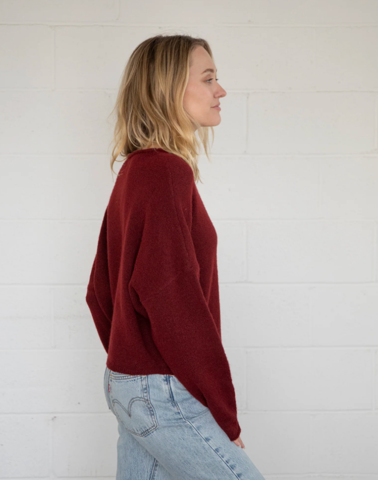 Wine Piper Cardigan