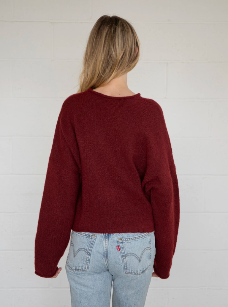 Wine Piper Cardigan