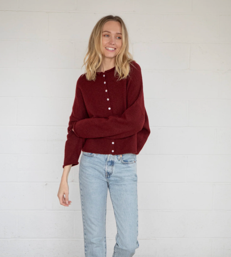 Wine Piper Cardigan