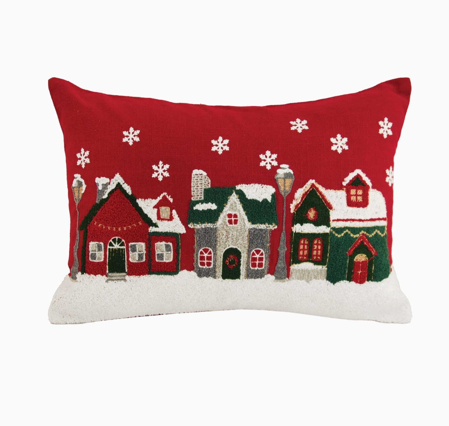 Christmas Village Throw Pillow