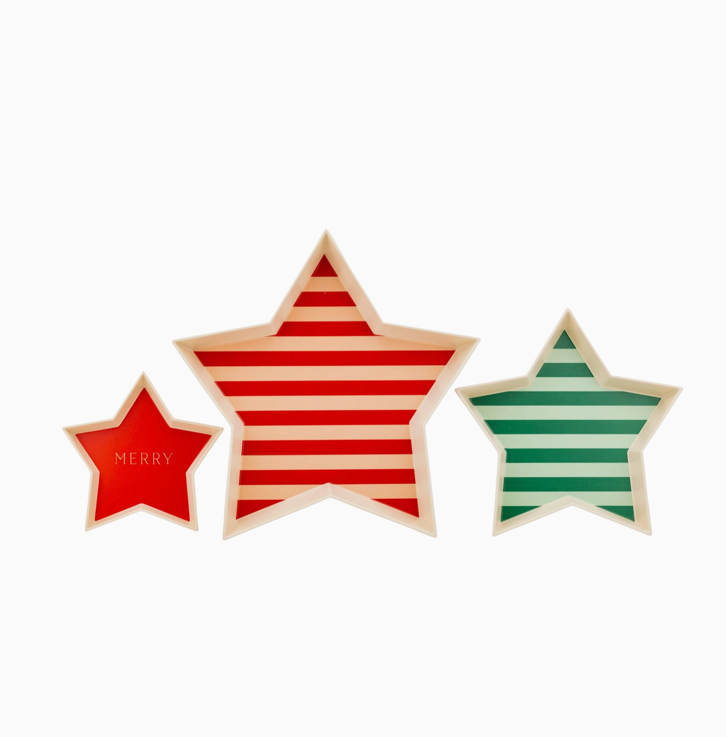 Merry + Joy Star Tray Set