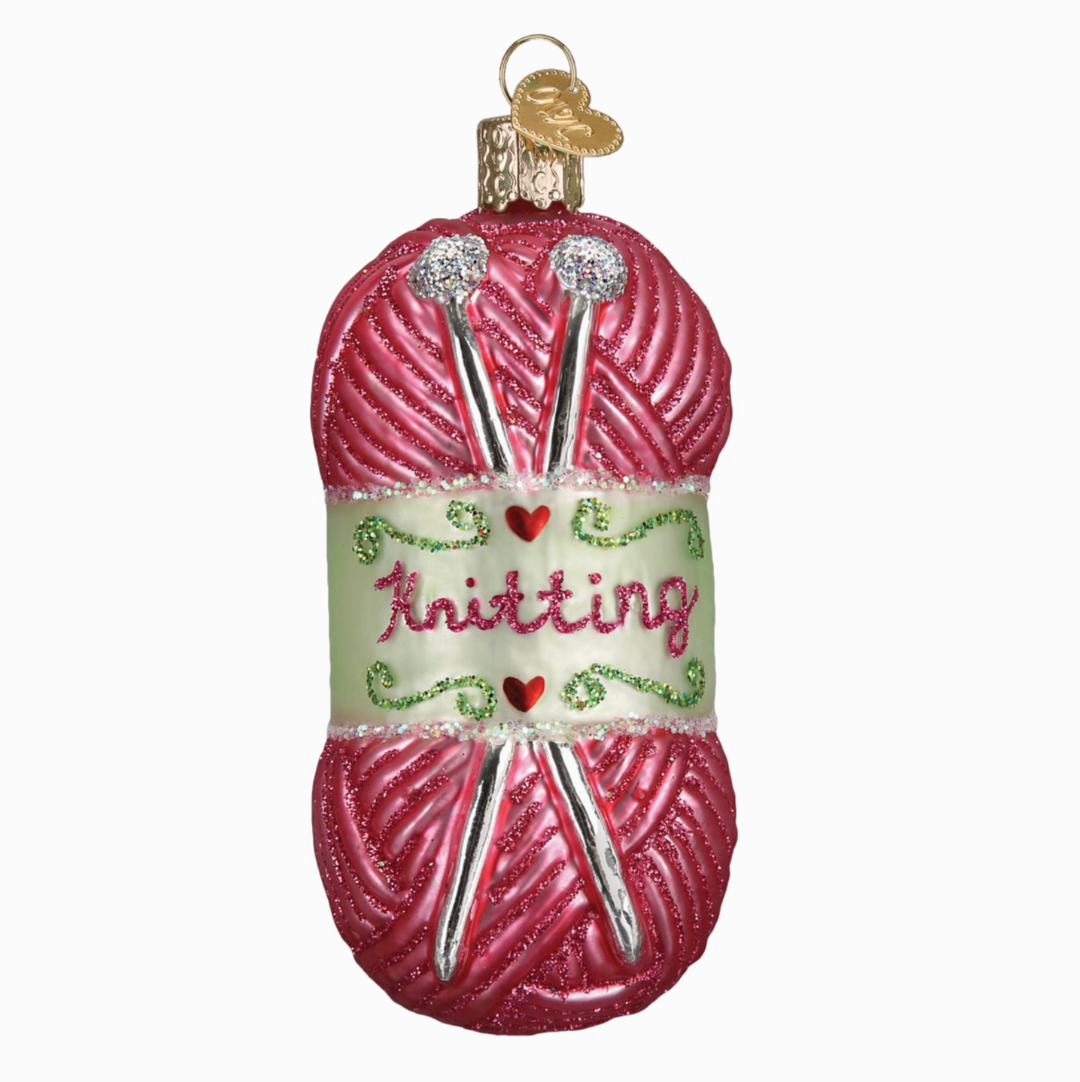 Knitting Yarn Ornament