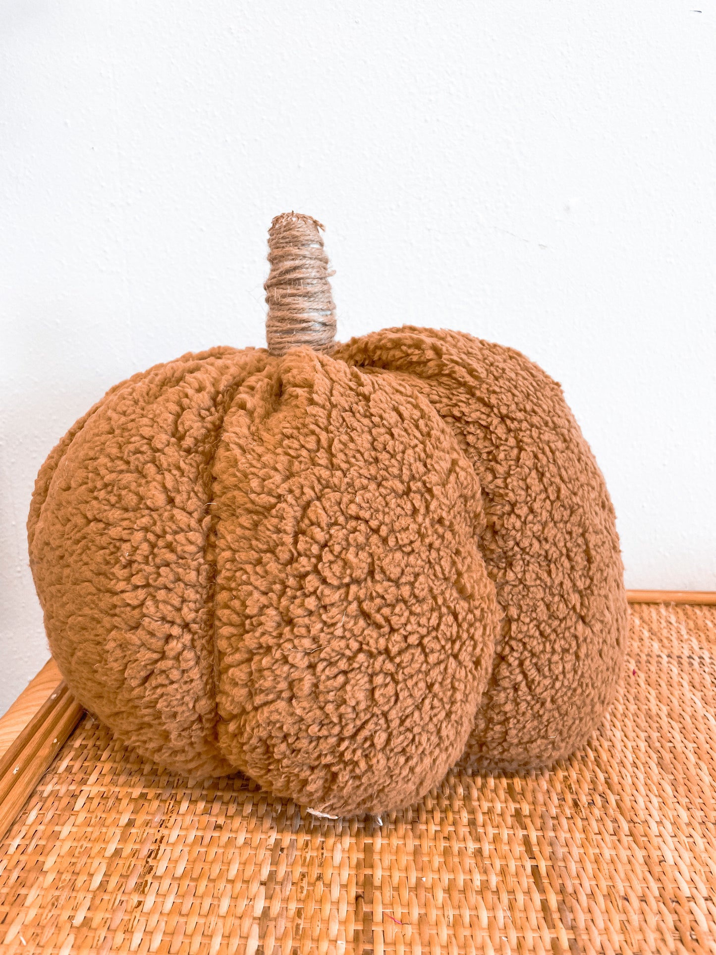 Brown Teddy Sherpa Pumpkin