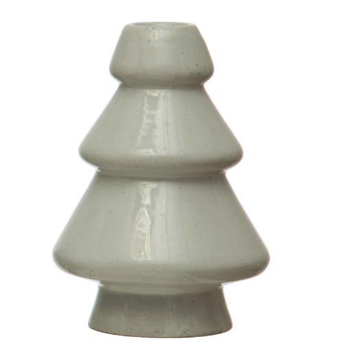 Stoneware Tree Taper Holders
