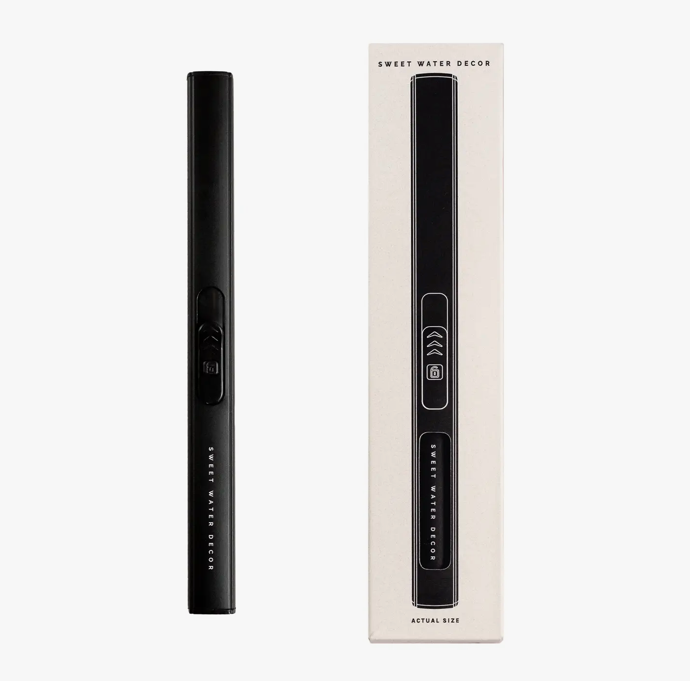 Black Electric Lighter - Rechargeable