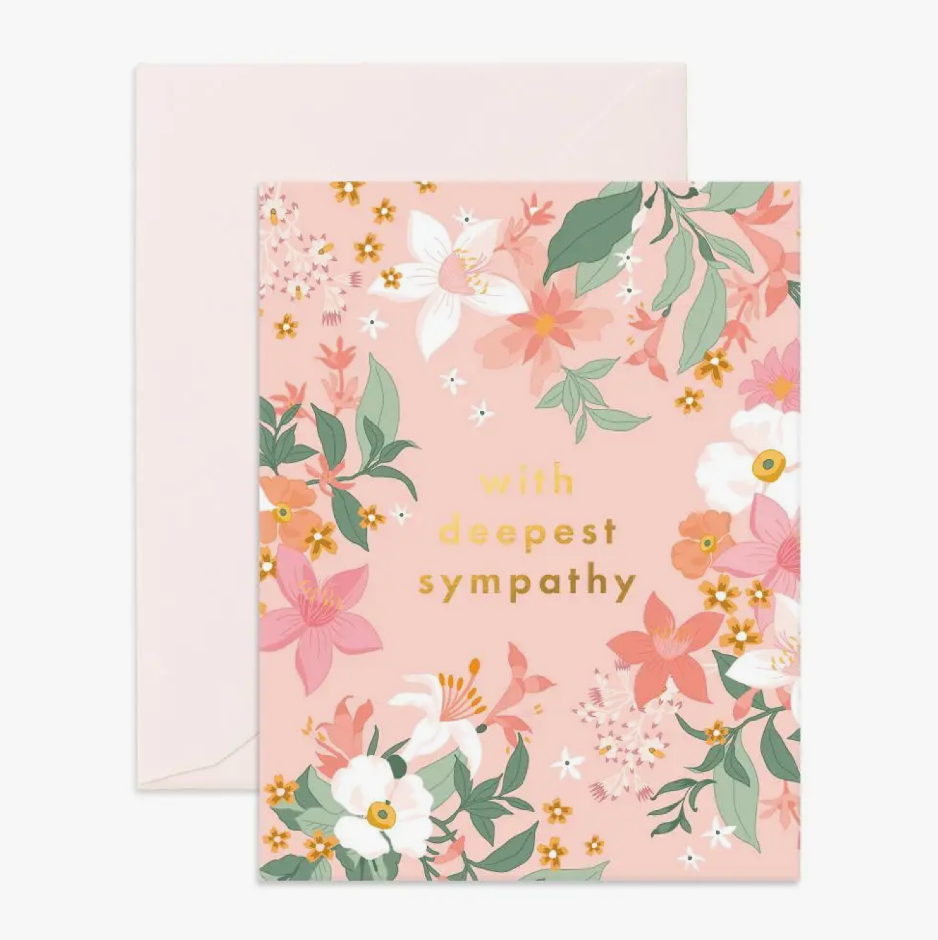 Deepest Sympathy Bohemian Greeting Card
