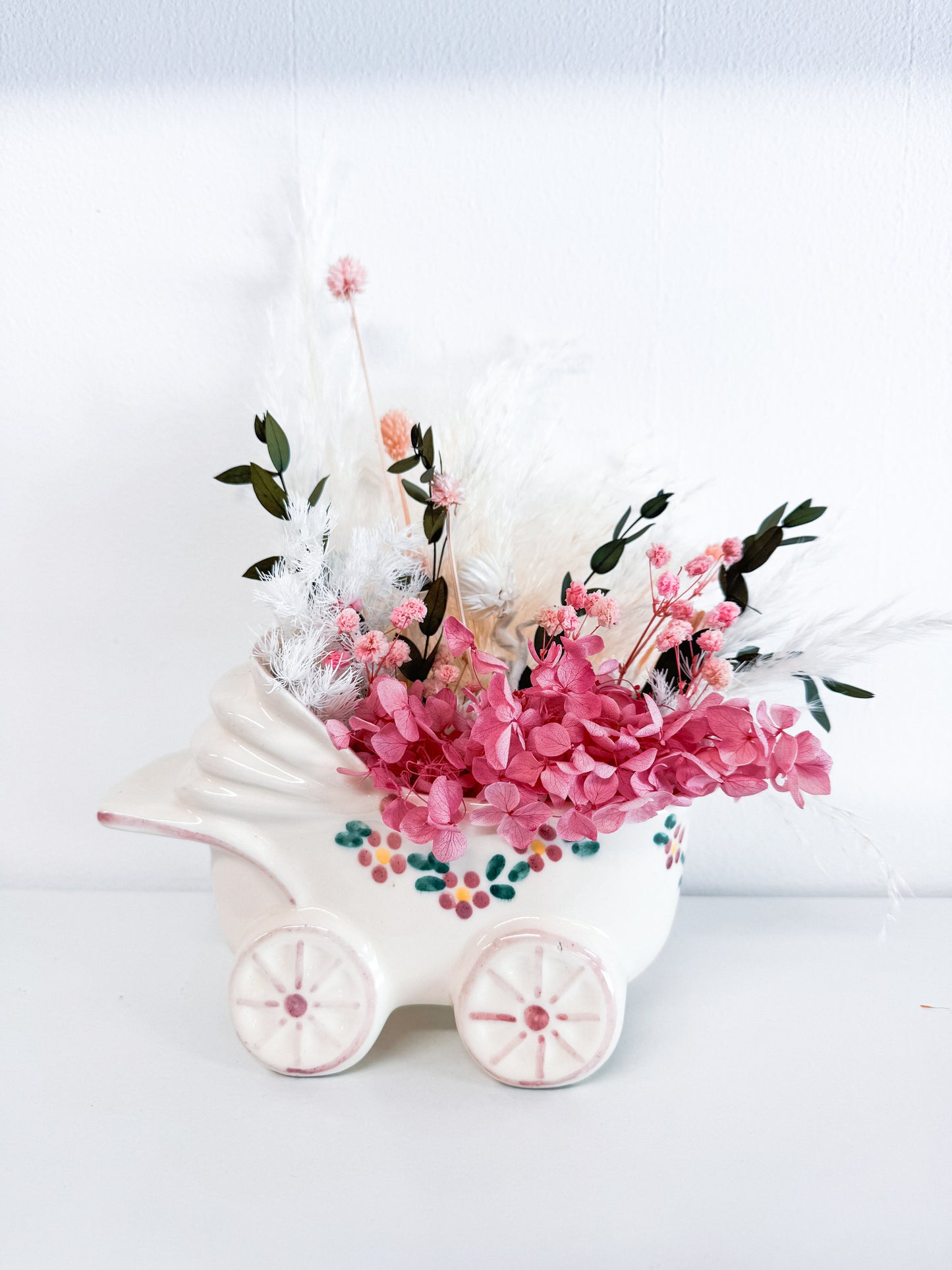 Vintage Baby Stroller Arrangement