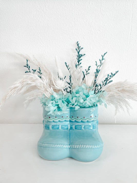 Vintage Baby Shoe Arrangement