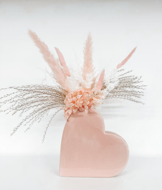 Heart Arrangement - Light Pink