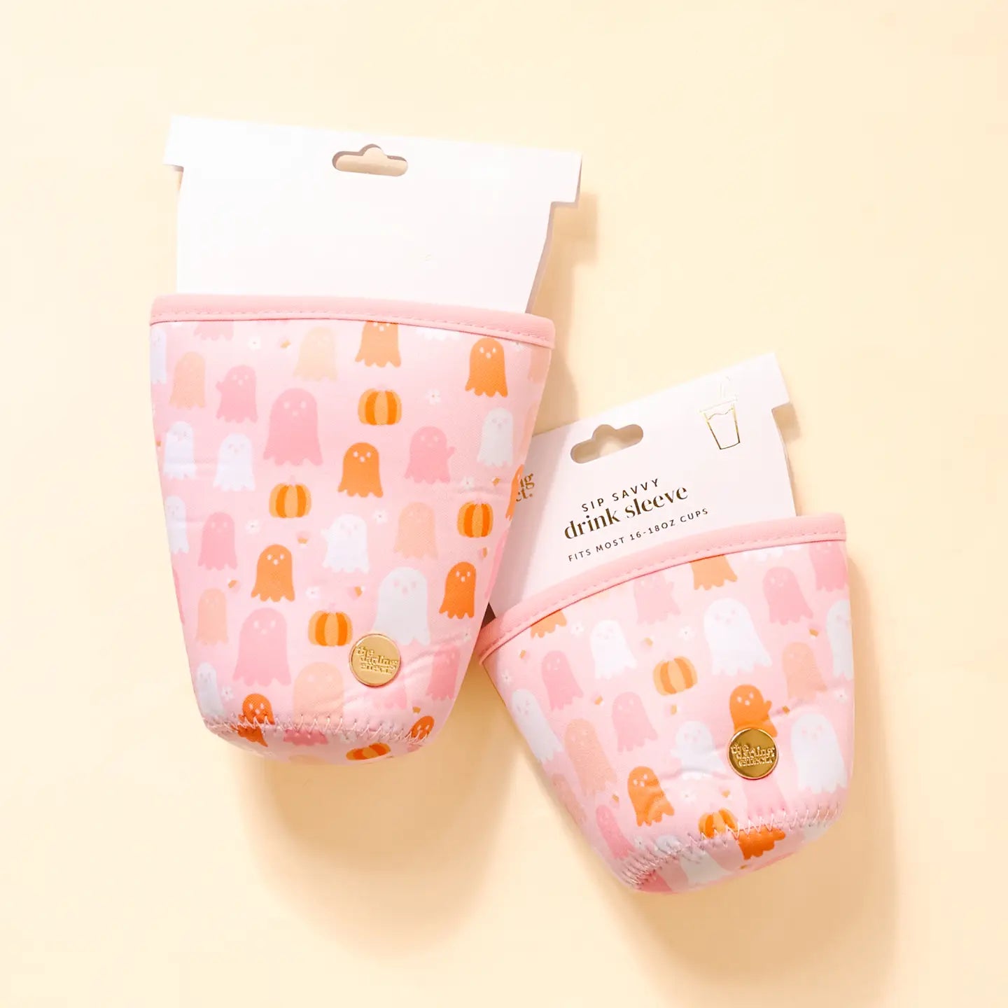 Pink Ghost Drink Sleeve