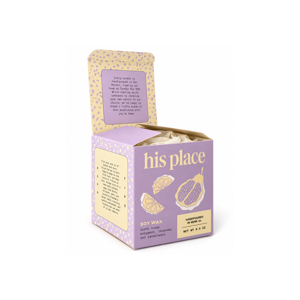 His Place Candle