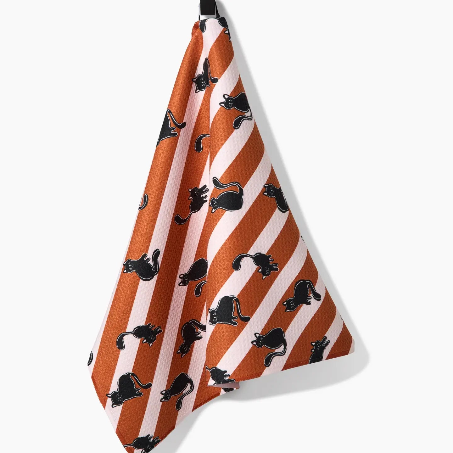 Striped Black Cats Towel