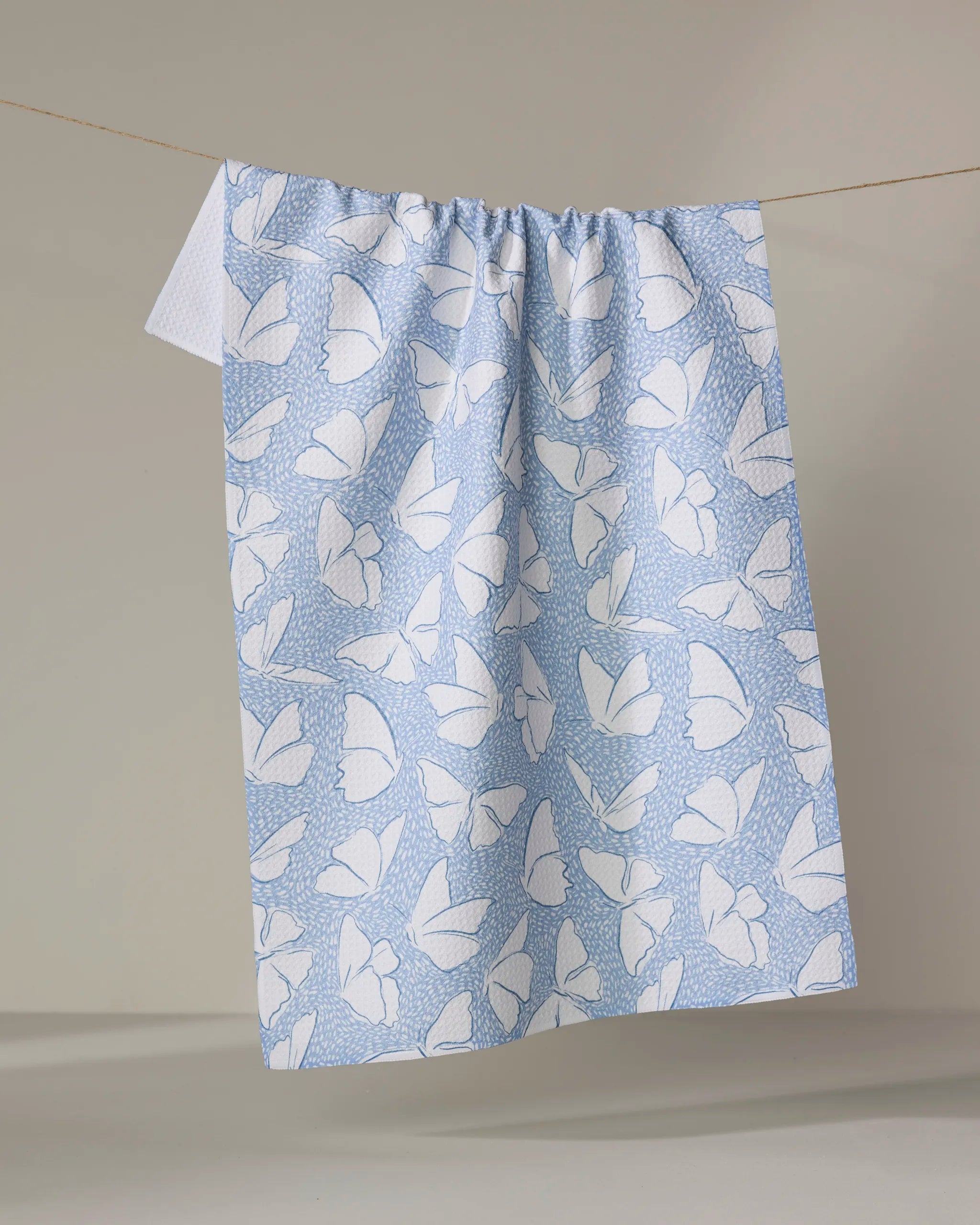 Fly Away Butterfly Tea Towel