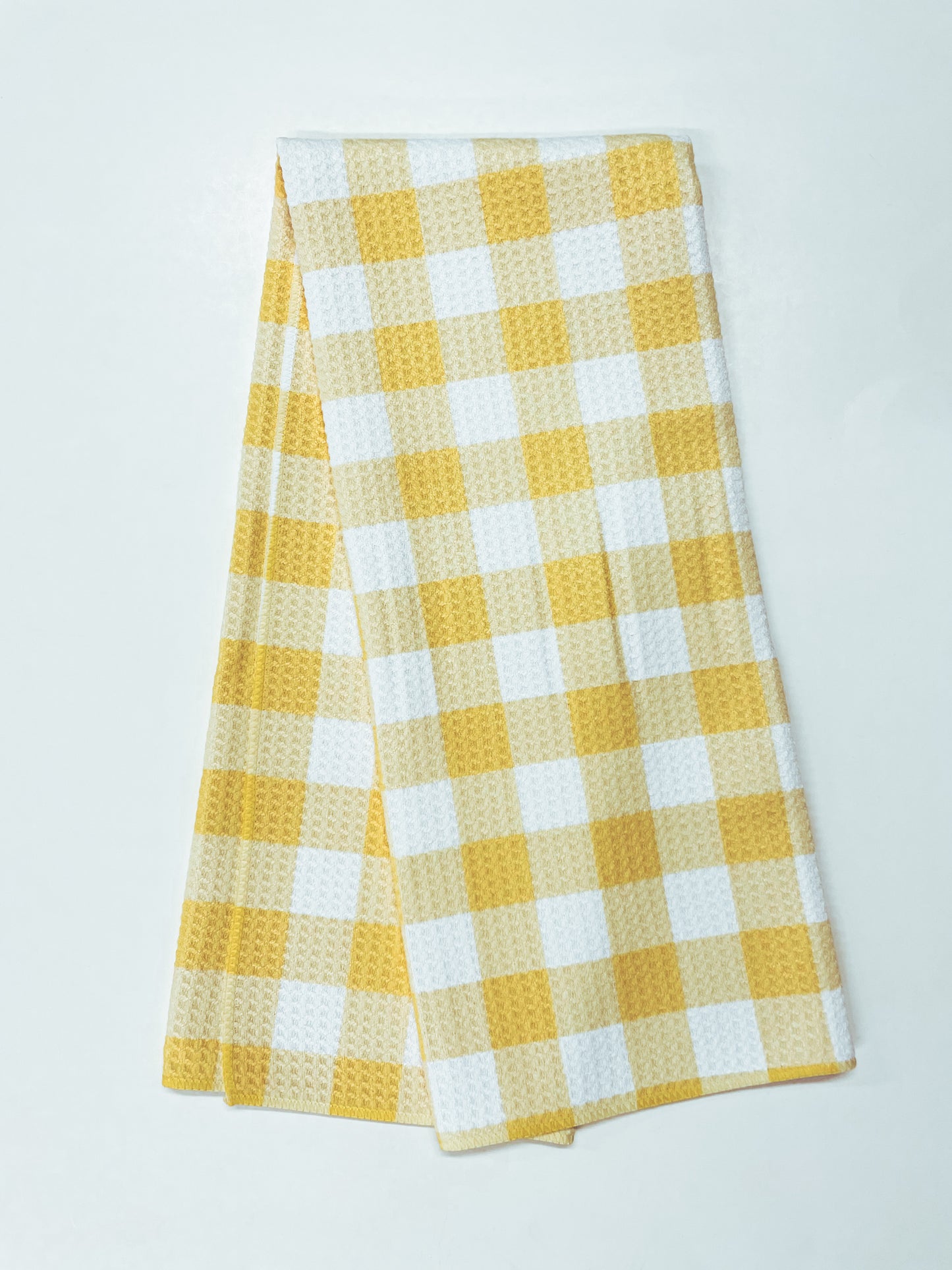 Lemon Gingham Towel