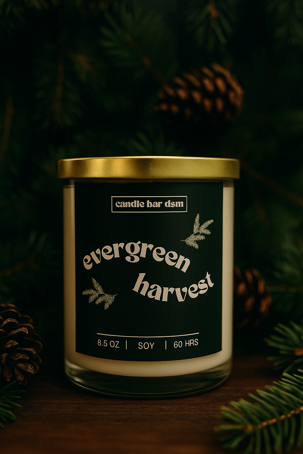 Evergreen Harvest Candle