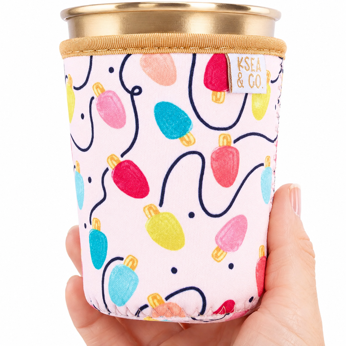 Merry & Bright Iced Coffee Drink Sleeve