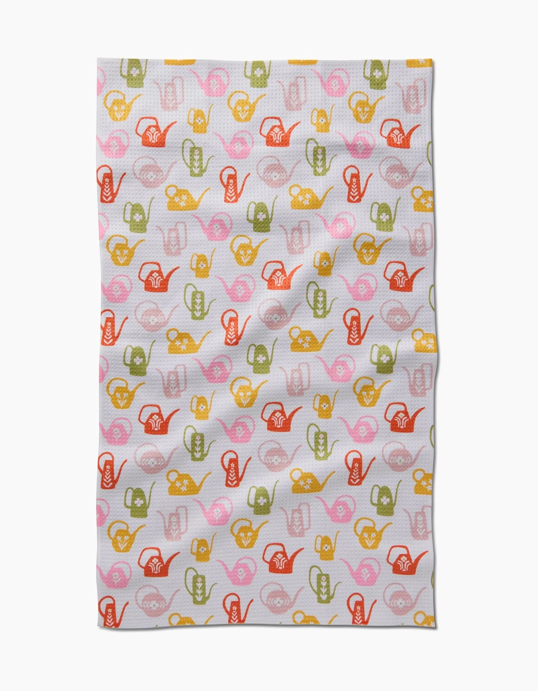 Retro Watering Cans Towel