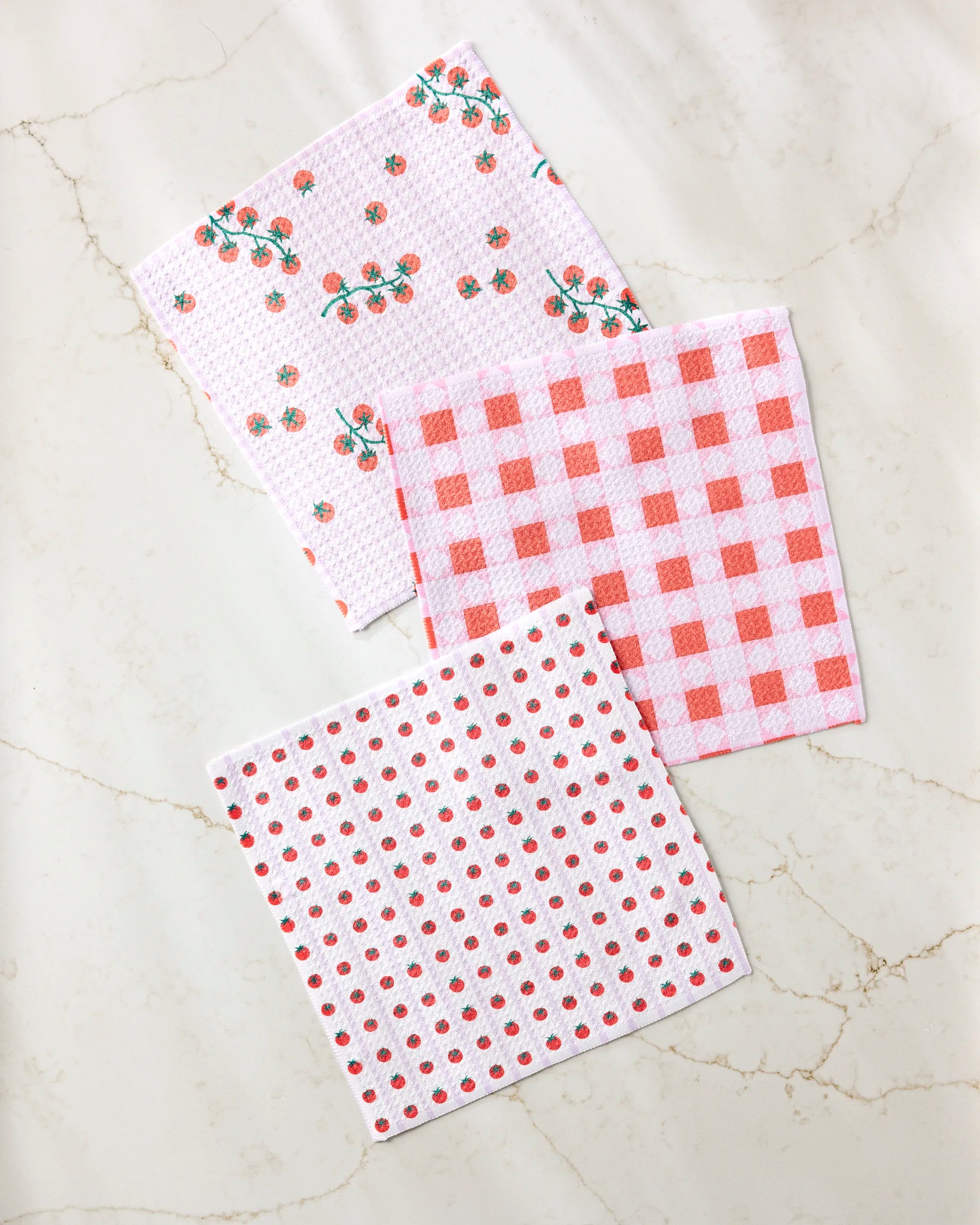 Quilt Tomato Harvest Dishcloth Set