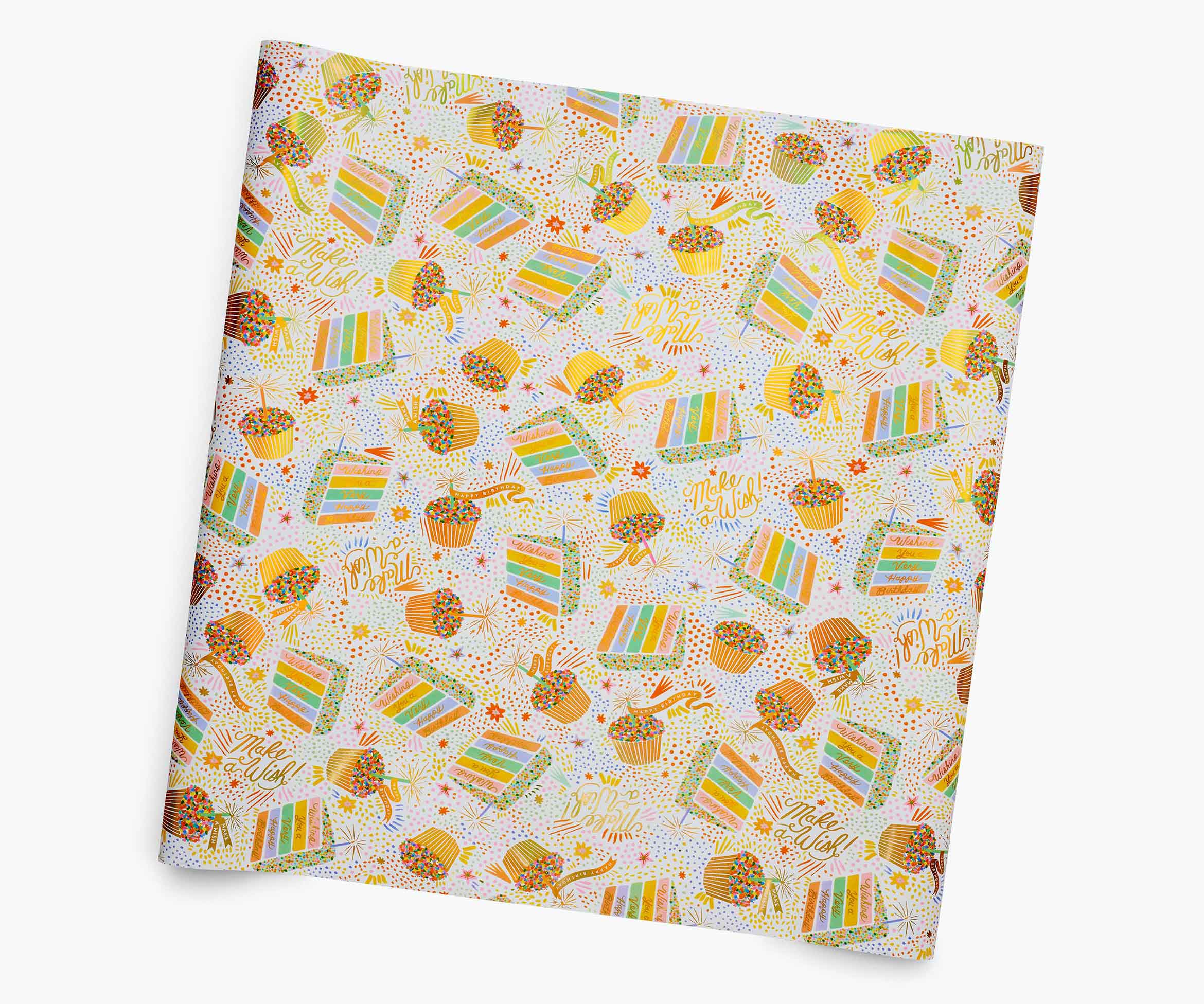 Happy Birthday Wrapping Paper Roll