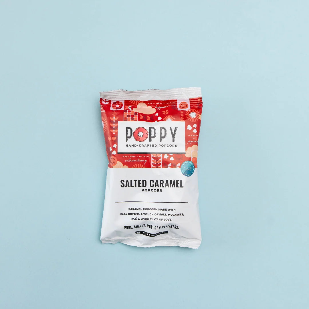 Salted Caramel Popcorn Snack Bag